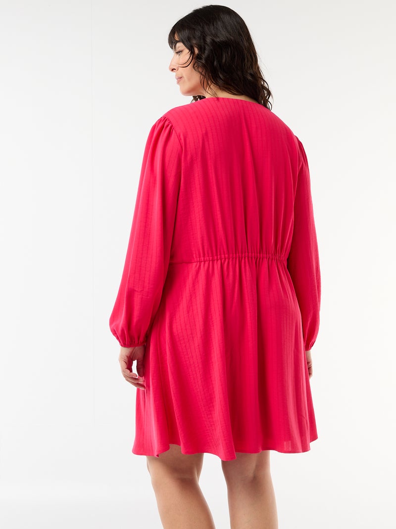 Abito da cerimonia a maniche lunghe Rosa - Kiabi