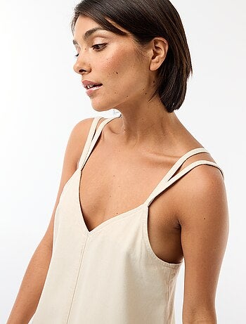 Abito denim taglio lungo