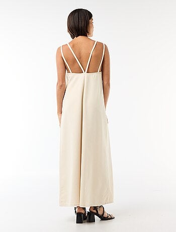 Abito denim taglio lungo