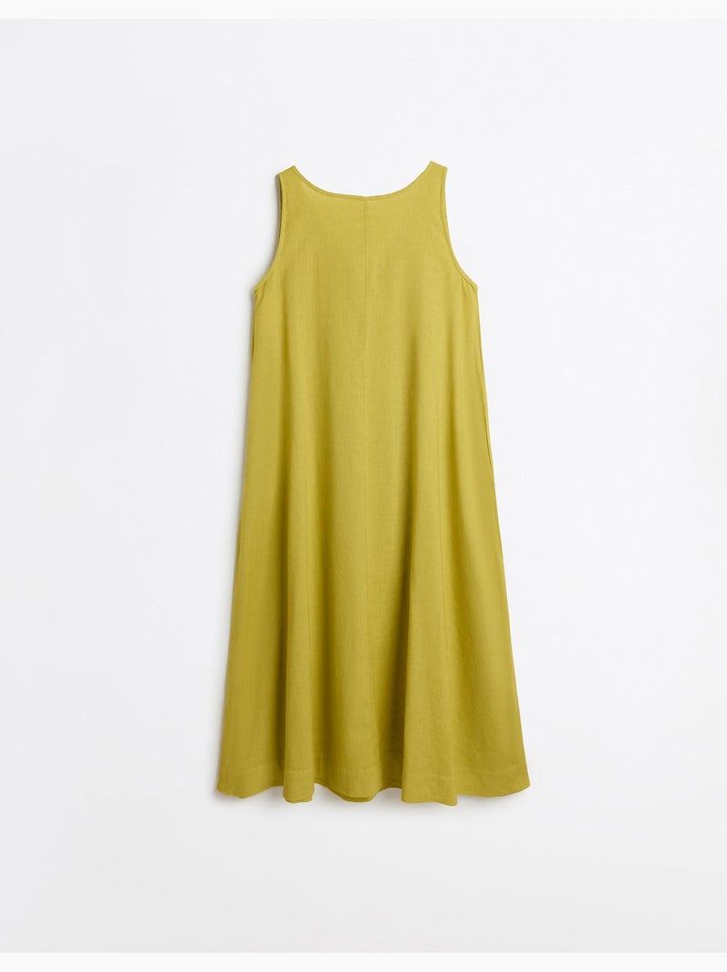 Abito di lino, mo fashion Giallo - Kiabi