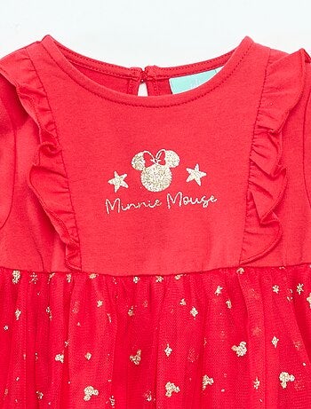 Abito di Natale 'Disney' 'Minnie' floccato