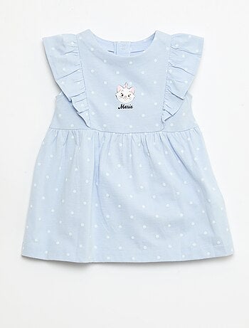 Abito 'Disney' con volant in cotone leggero