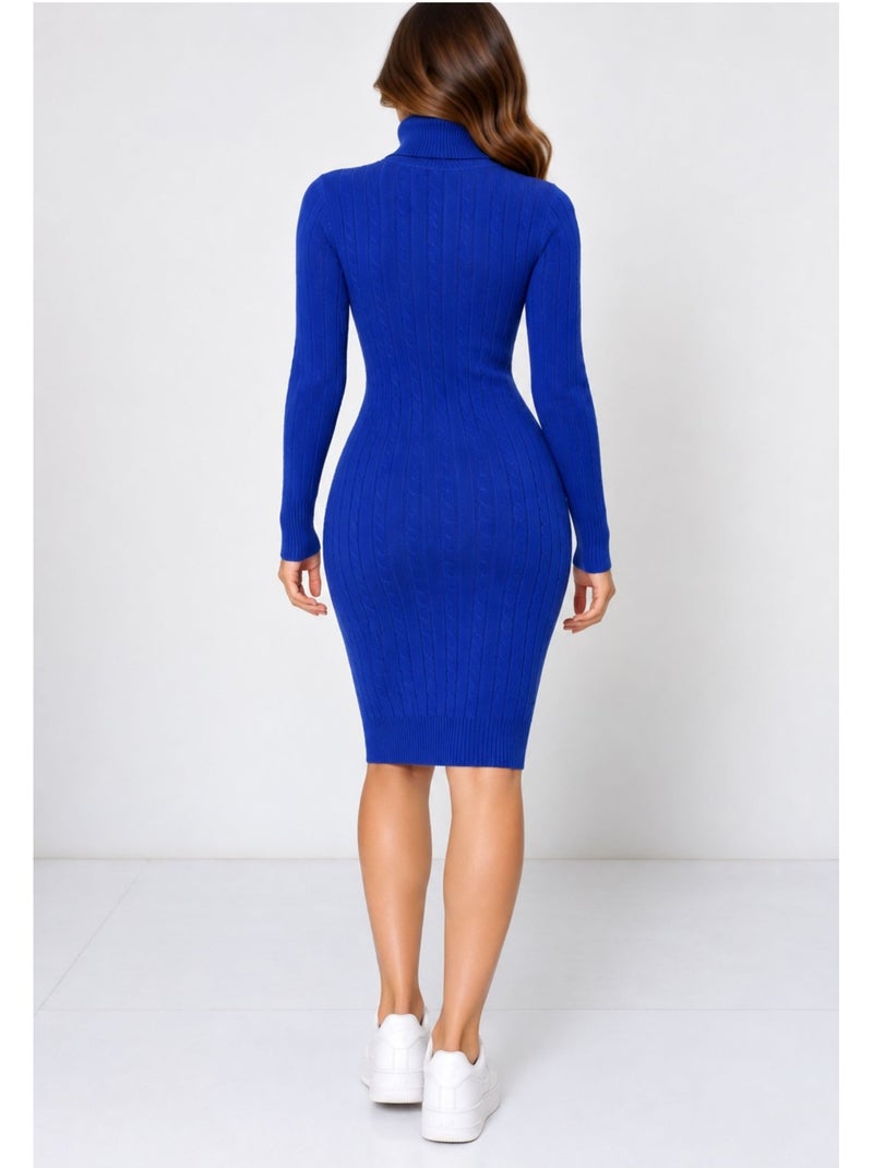 Abito dolcevita kebello Blu - Kiabi