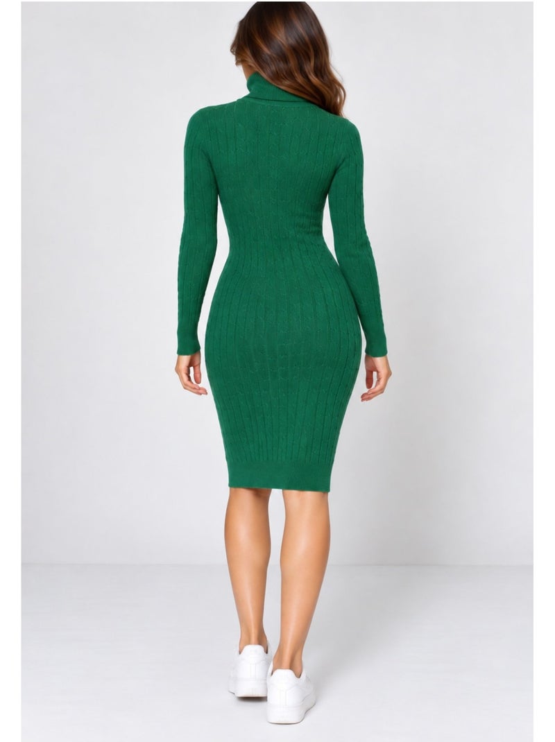Abito dolcevita kebello Verde - Kiabi