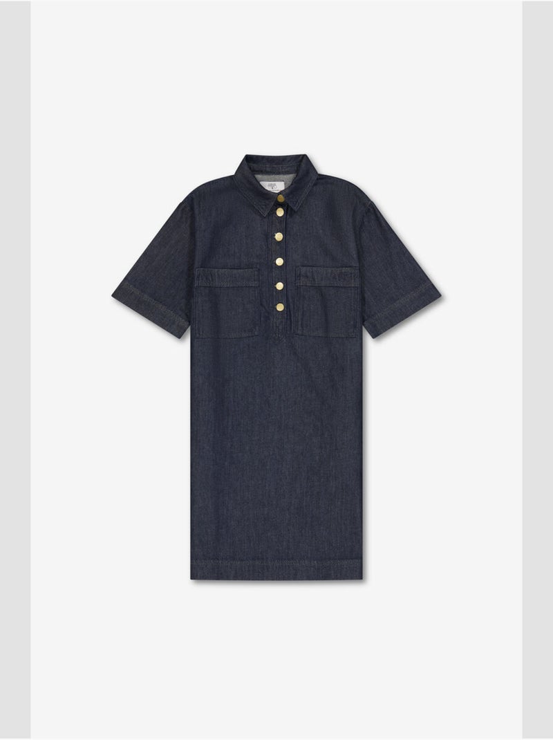 Abito dritto in denim MERCURY Blu - Kiabi
