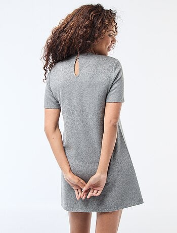 Abito dritto in maglia soffice