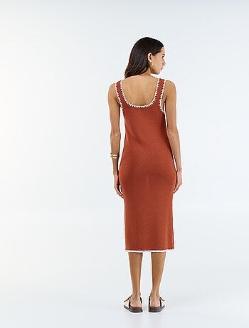 Abito dritto in maglia