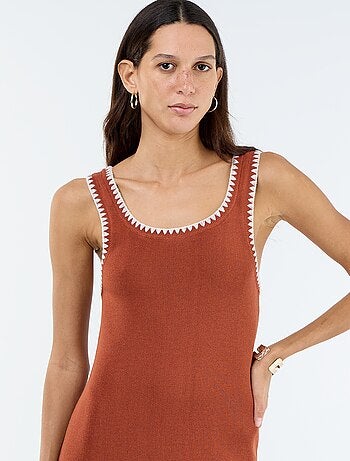 Abito dritto in maglia