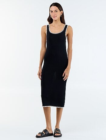 Abito dritto in maglia