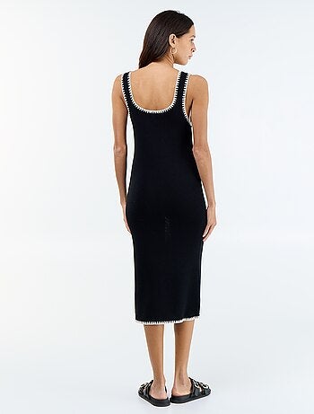 Abito dritto in maglia