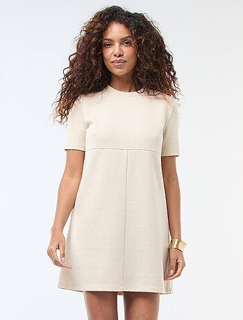 Abito dritto in maglia soffice