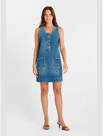 Abito dritto MARIBOU in denim