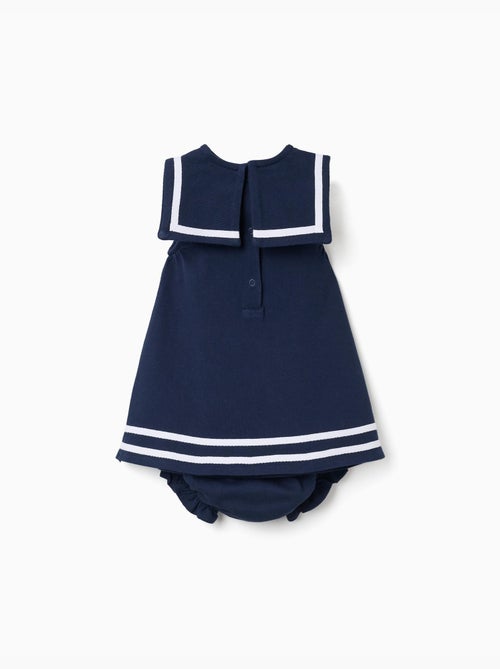 Abito e bloomers in piqué di cotone - Kiabi