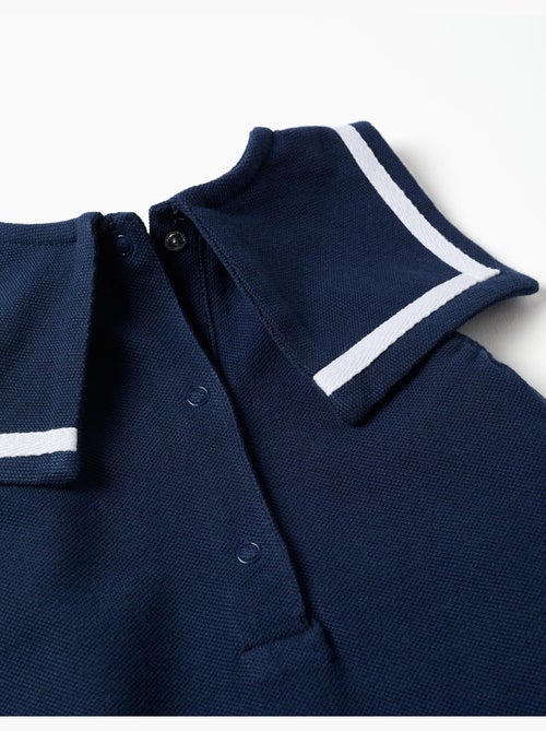 Abito e bloomers in piqué di cotone - Kiabi