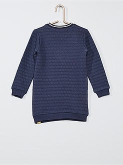 Abito-felpa in maglia fantasia - Kiabi