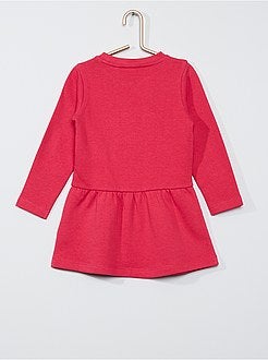 Abito-felpa in tessuto felpato garzato - Kiabi