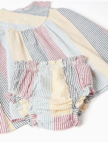Abito in cotone a righe You&Me