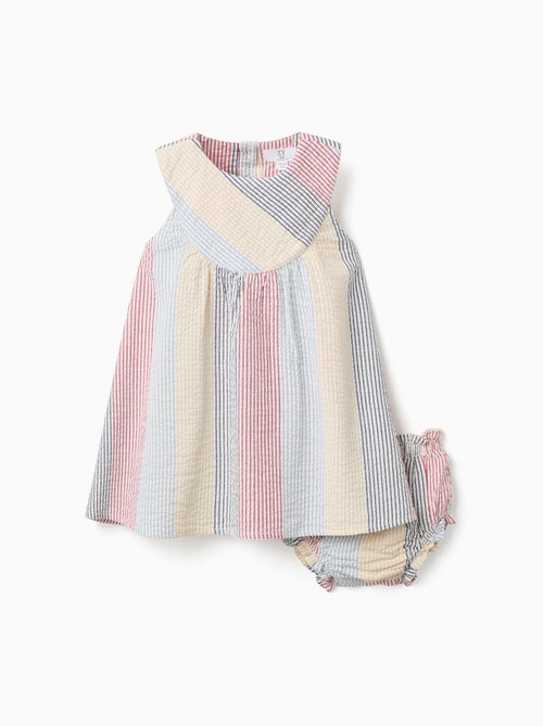Abito in cotone a righe You&Me - Kiabi Abito in cotone a righe You&Me - Kiabi