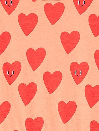 Abito in cotone con motivo