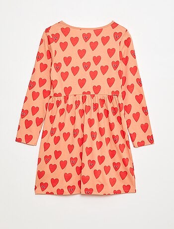 Abito in cotone con motivo