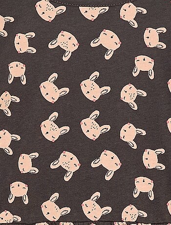 Abito in cotone con motivo