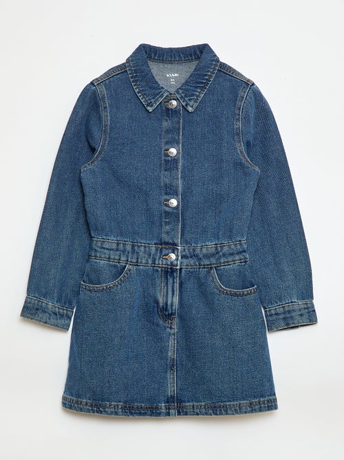 Abito in denim con colletto a camicia - Kiabi