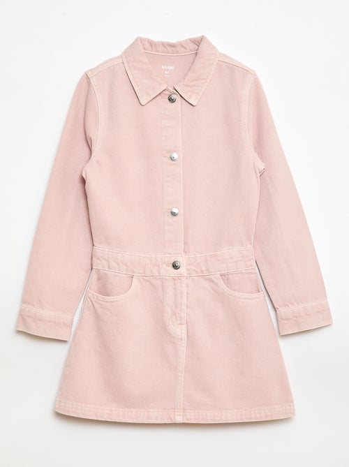 Abito in denim con colletto a camicia - Kiabi