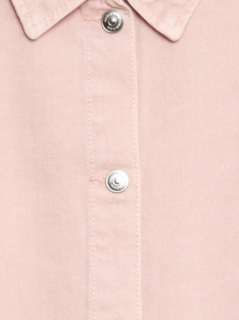 Abito in denim con colletto a camicia Viola - Kiabi