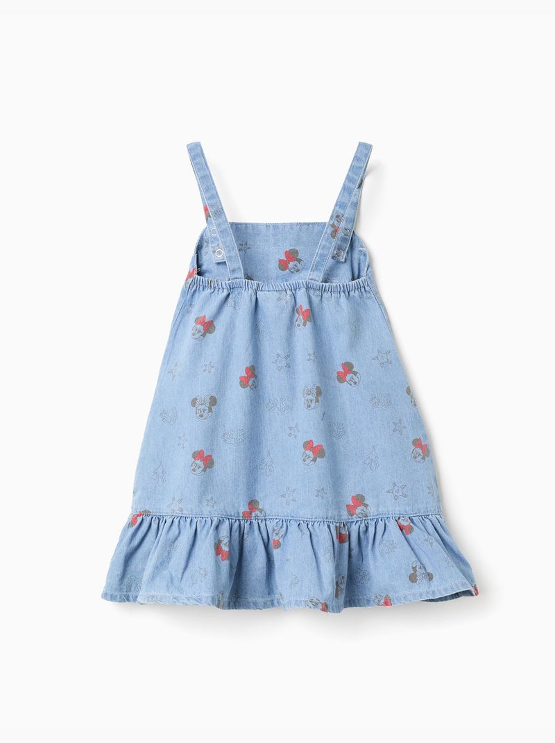 Abito in denim senza maniche con motivo Minnie Blu Blu - Kiabi