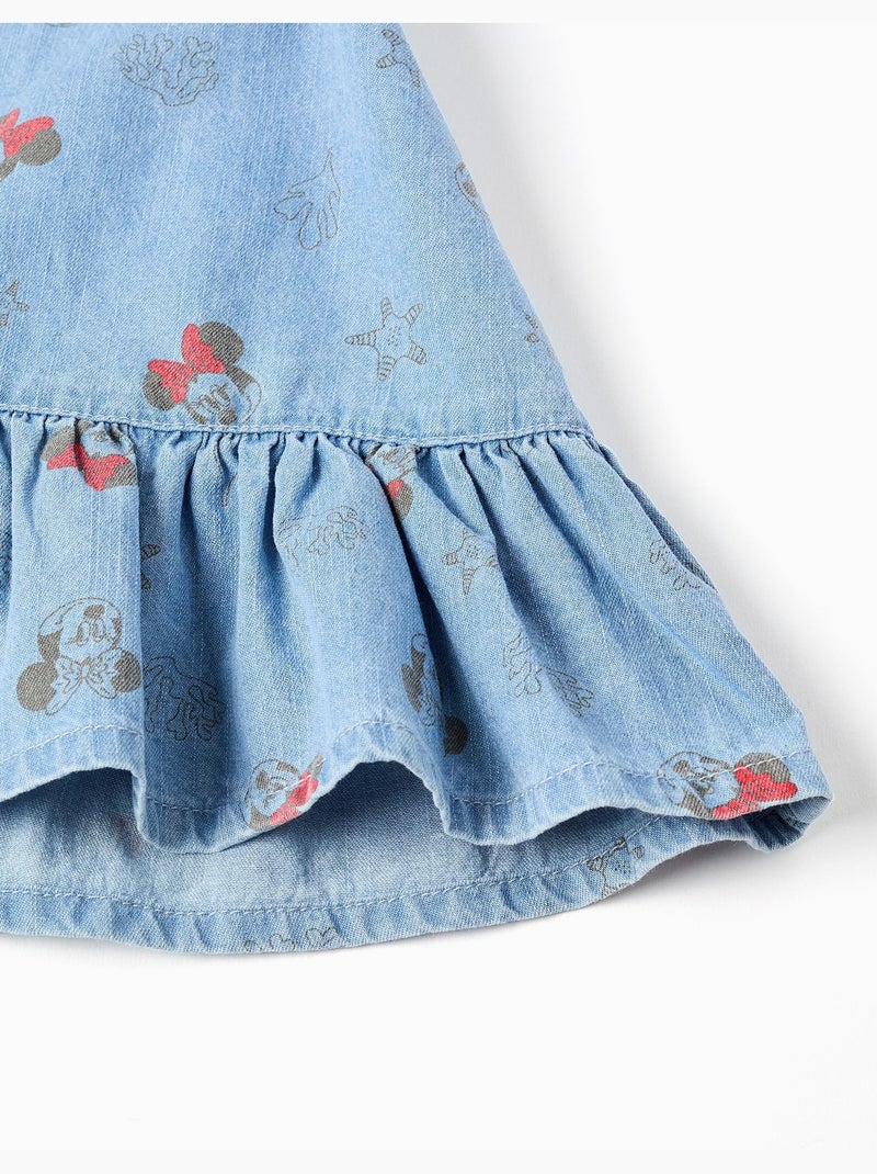 Abito in denim senza maniche con motivo Minnie Blu Blu - Kiabi
