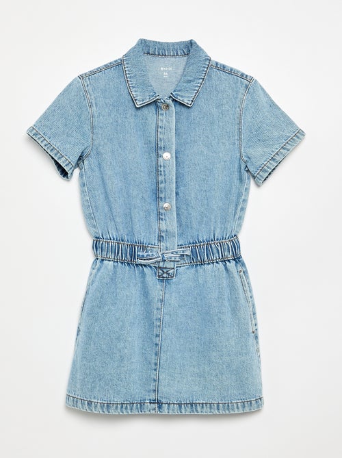 Abito in denim taglio camicia - Kiabi