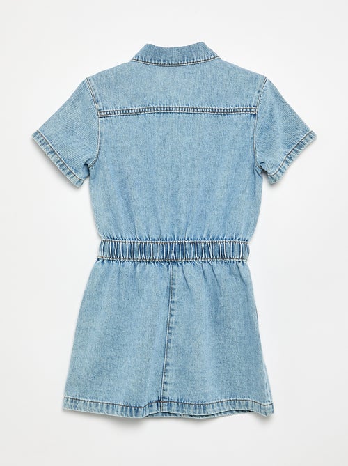 Abito in denim taglio camicia - Kiabi