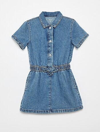 Abito in denim taglio camicia