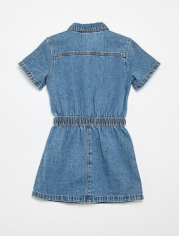 Abito in denim taglio camicia