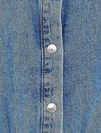 Abito in denim taglio camicia