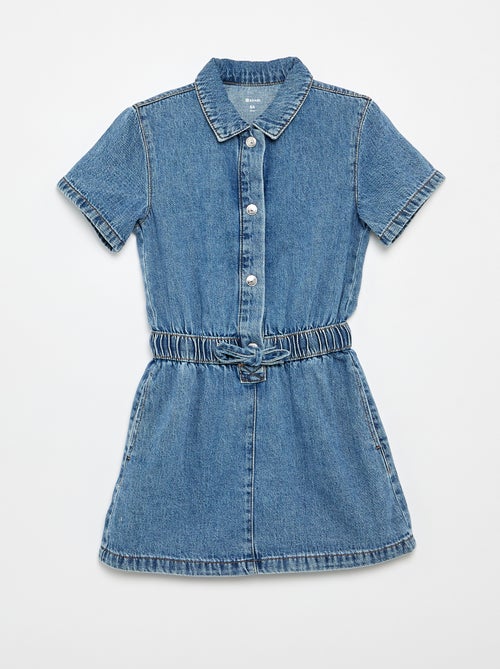 Abito in denim taglio camicia - Kiabi