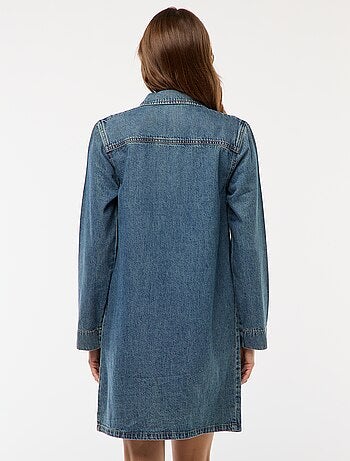 Abito in denim taglio dritto