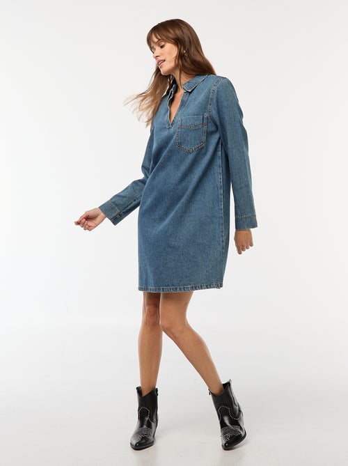 Abito in denim taglio dritto - Kiabi