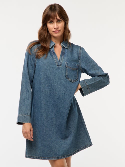 Abito in denim taglio dritto - Kiabi