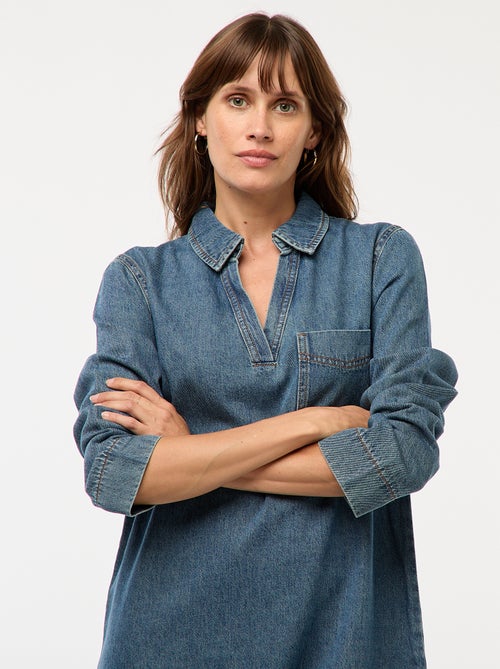 Abito in denim taglio dritto - Kiabi