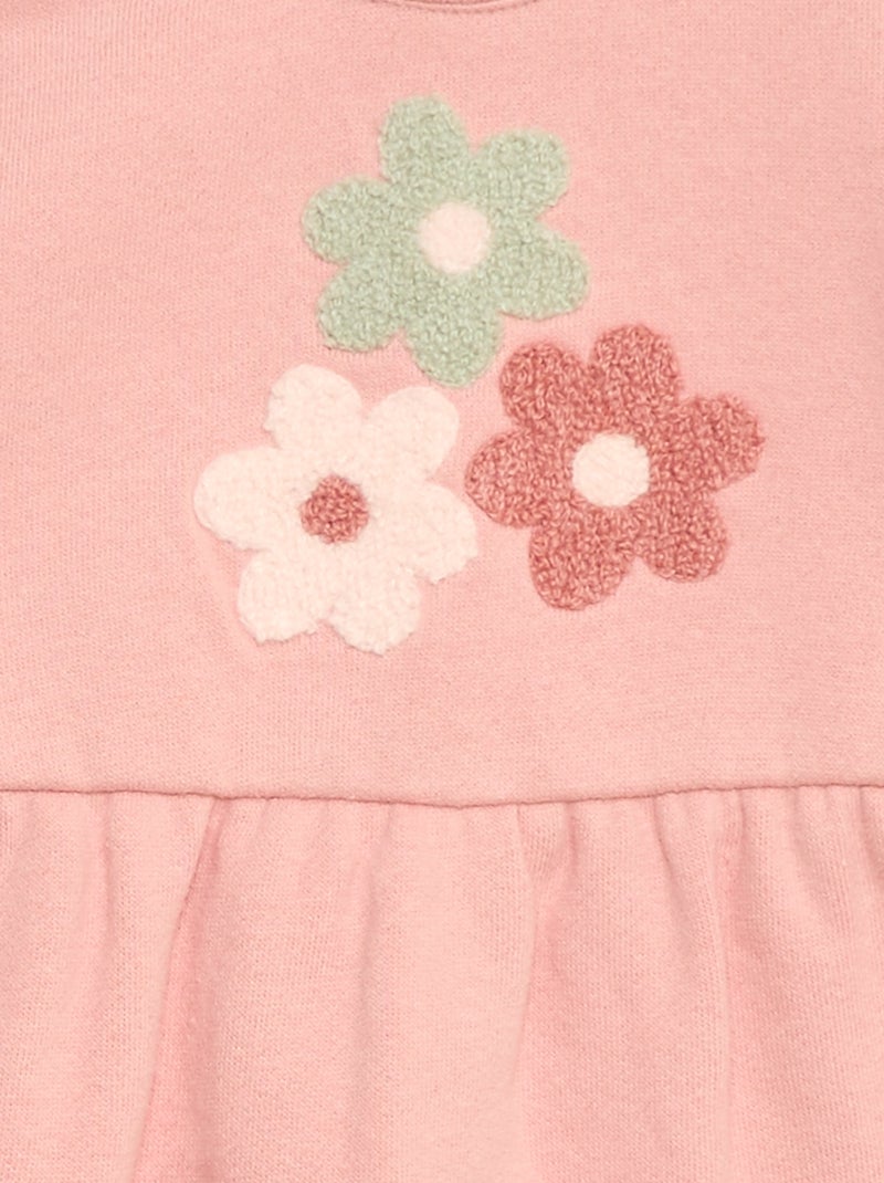 Abito in felpa animato Rosa - Kiabi