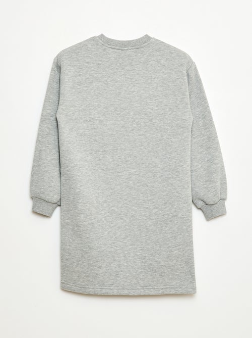 Abito in felpa con decorazione di paillettes - Kiabi