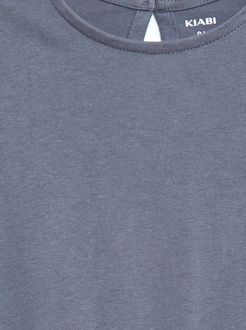 Abito in jersey con maniche corte in pizzo sangallo - Kiabi