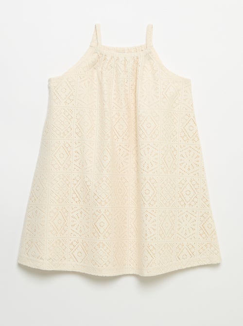 Abito in maglia all'uncinetto con spalline non regolabili - Kiabi