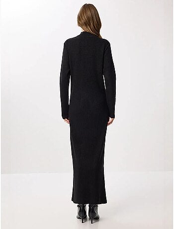 Abito in maglia bodycon testurizzato con spacco istanbul