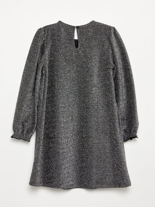 Abito in maglia brillante con fiocchi fantasia - Kiabi