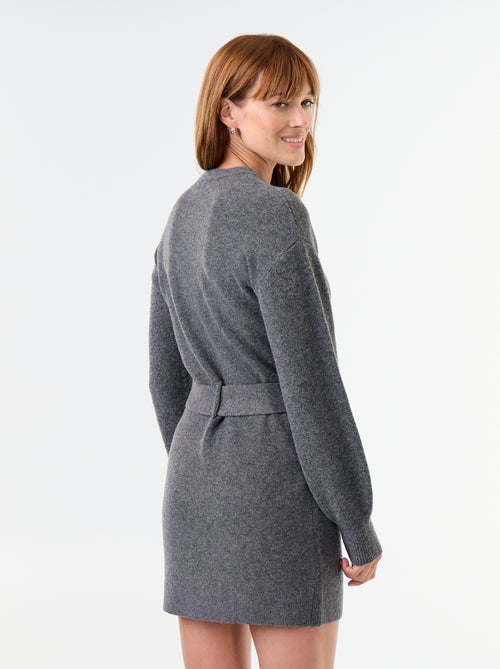 Abito in maglia con cintura - Kiabi