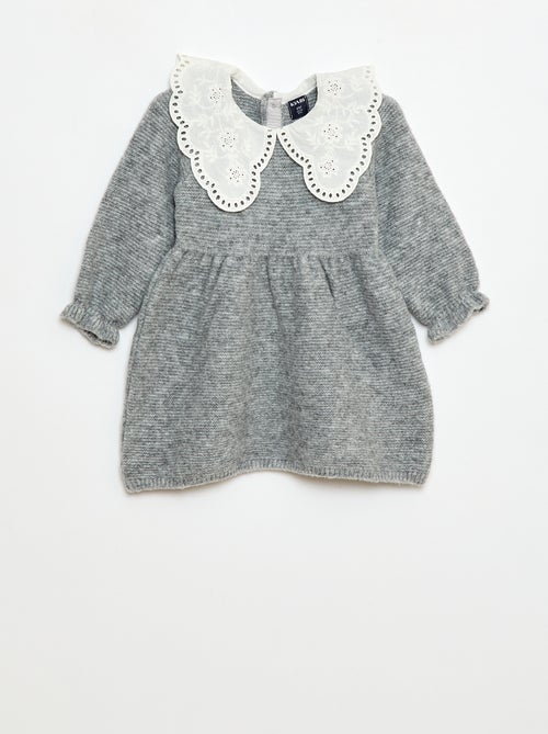Abito in maglia con colletto alla Claudine - Kiabi