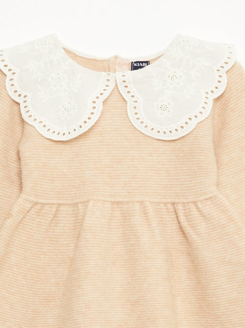 Abito in maglia con colletto Claudine - Kiabi