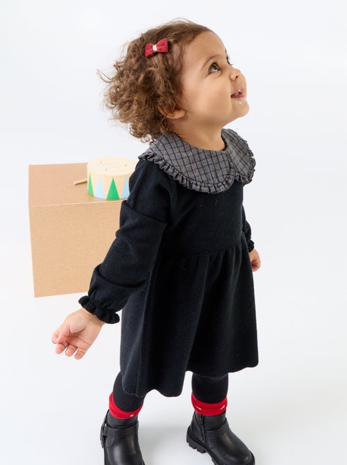 Abito in maglia con colletto Claudine - Kiabi Abito in maglia con colletto Claudine - Kiabi